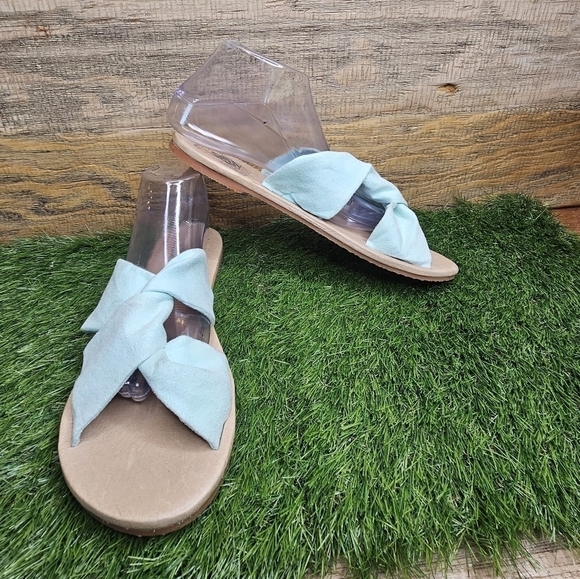 New Vans Ayla Slide Green Slip On Slides Flats - Picture 7 of 9